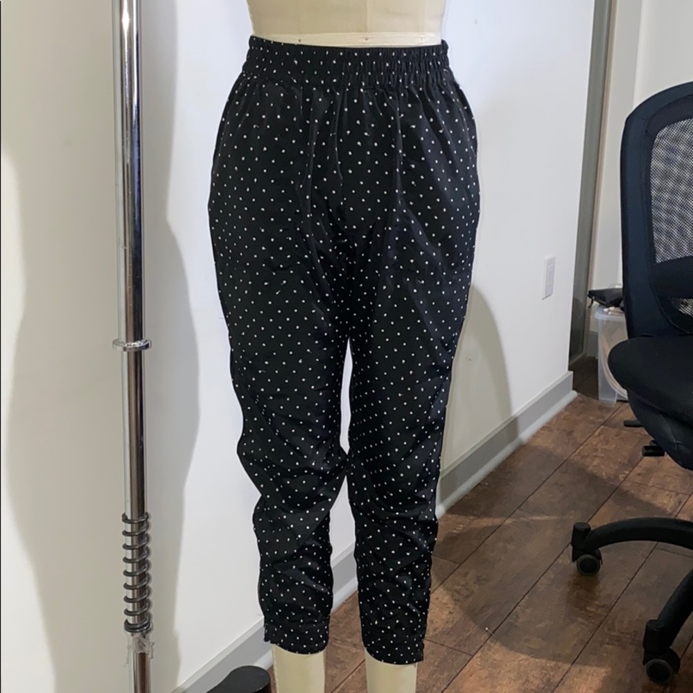 Diesel polka dots black and white jogger pants